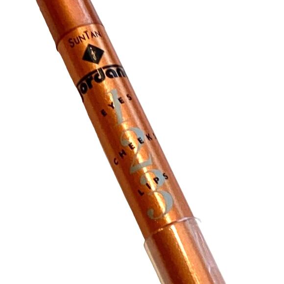 Jordana 123 EYES CHEEKS & LIP PENCIL Suntan Copper Eye Shadow Blush Lipstick NEW - Picture 3 of 3